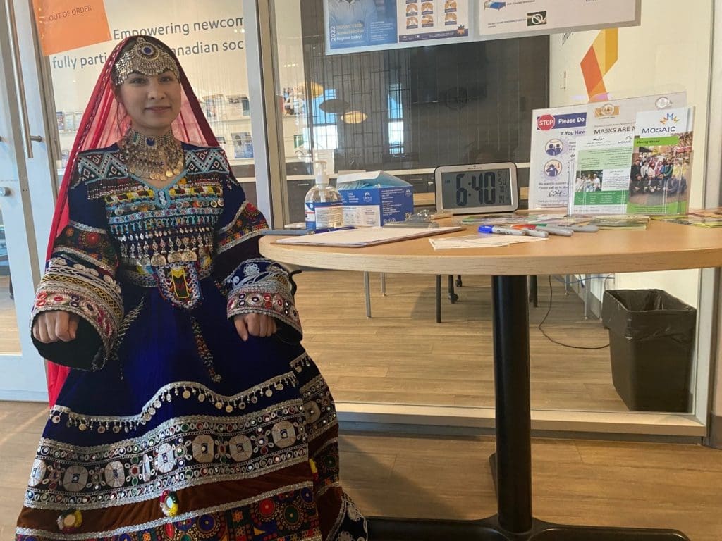 Afghan clients celebrate Eid with MOSAIC
