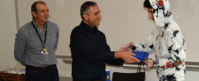 Newcomers provided with laptop donations