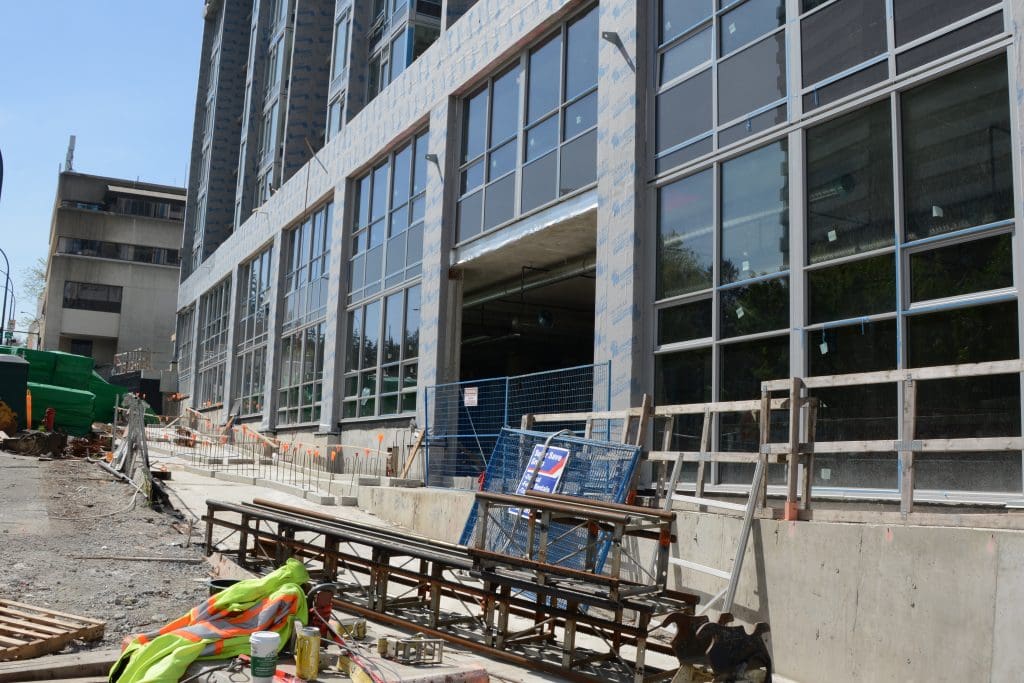 Construction of new offices