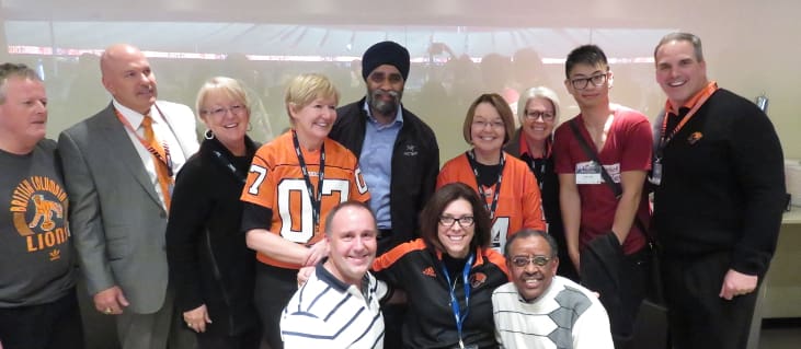 BC Lions Tackle Violence Against Women