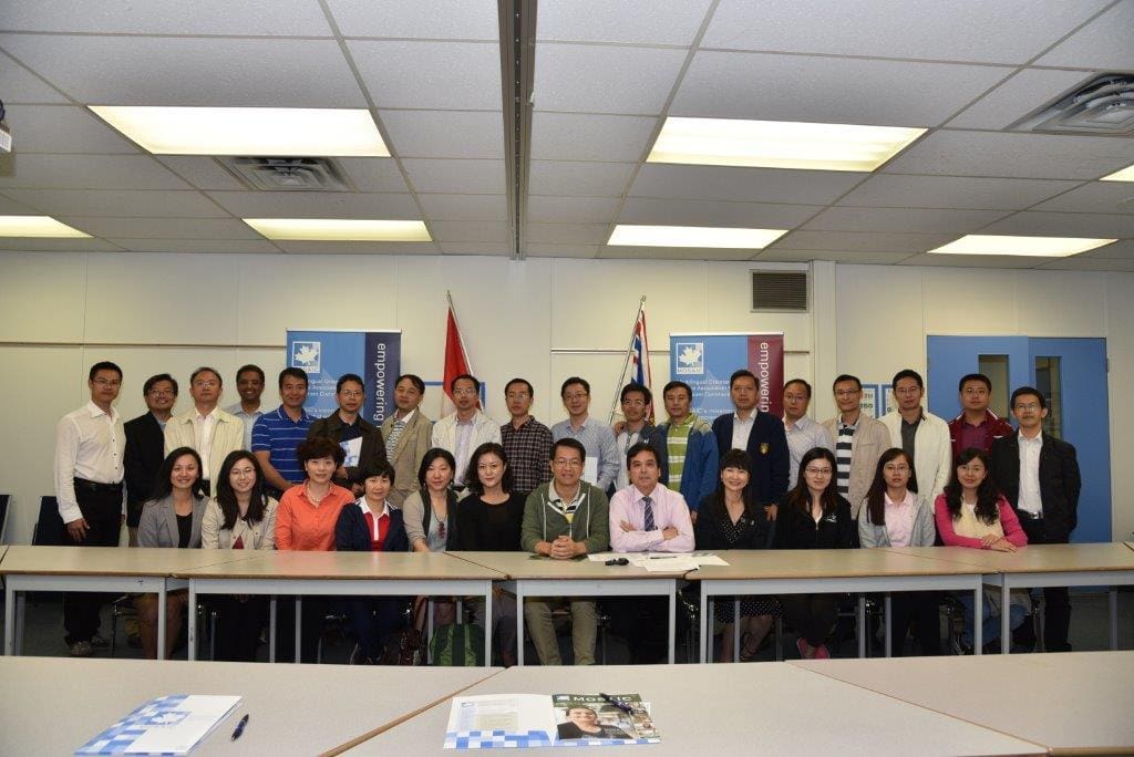A visit to MOSAIC Vancouver offices by participants of the Sun Yat-Sen University-UBC Sauder School of Business Public Administration Training Program
